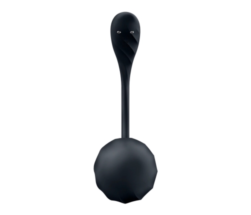 Ribbed Petal Connect App - Wearable Couple Vibrator - Black