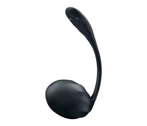 Ribbed Petal Connect App - Wearable Couple Vibrator - Black