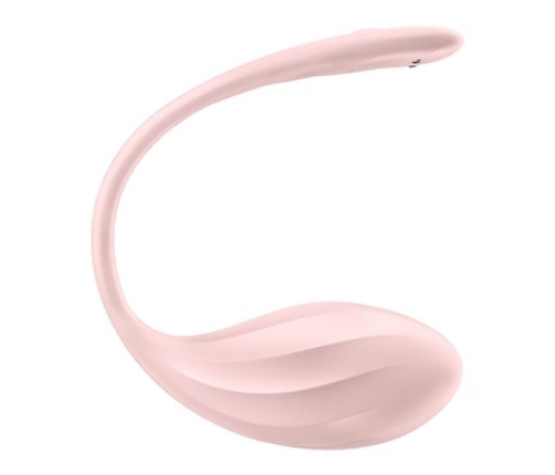 Ribbed Petal Connect App - Wearable Couple Vibrator - Rose