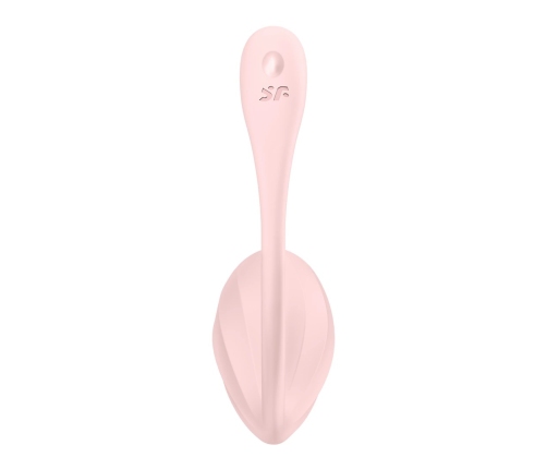 Ribbed Petal Connect App - Wearable Couple Vibrator - Rose