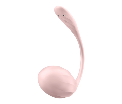 Ribbed Petal Connect App - Wearable Couple Vibrator - Rose