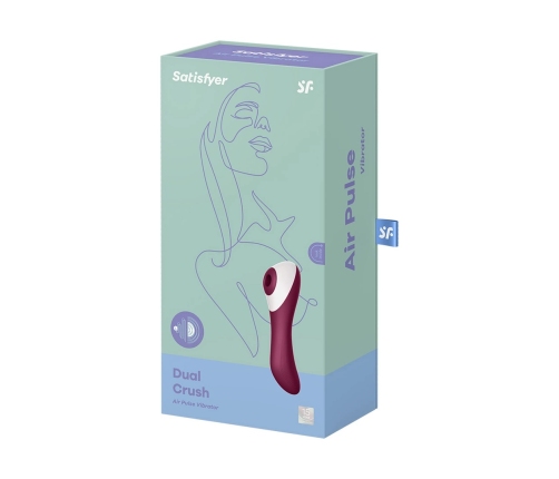 Dual Crush - Insertable Double Air Pulse Vibrator