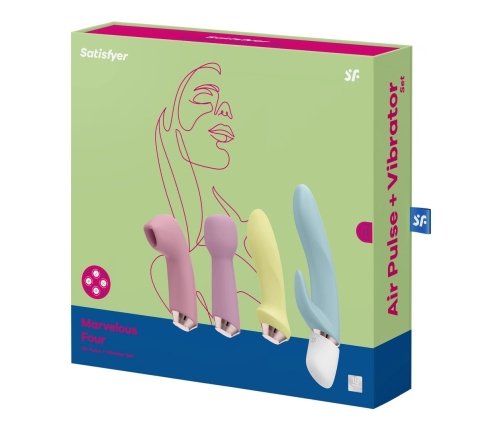Marvelous Four - Vibrator with Different Attachments