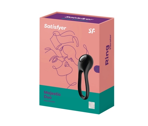 Majestic Duo - Double Strap Vibrating Cockring