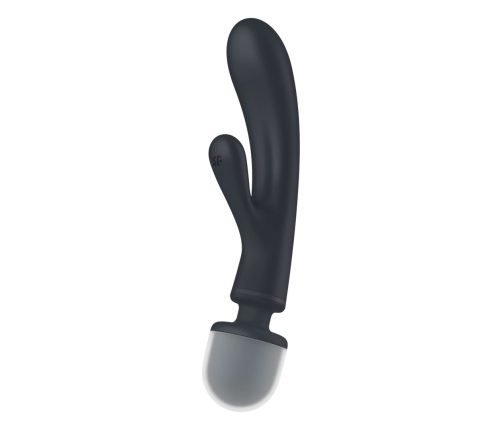 Triple Lover - Hybrid Wand Vibrator - Grey