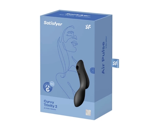 Curvy Trinity 2 - Insertable Air Pulse Vibrator