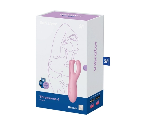 Threesome 4+ - Lay-on Vibrator with App