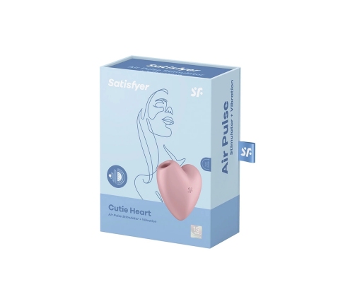 Cutie Heart - Air Pulse Stimulator + Vibration