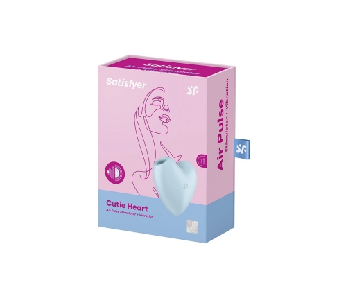 Cutie Heart - Air Pulse Stimulator + Vibration