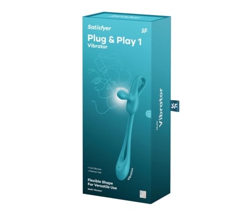 Plug and Play 1 - Partner Vibrator - Bluegreen