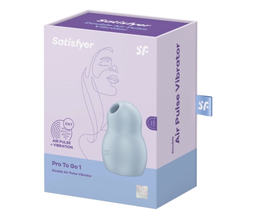Pro to Go 1 - Double Air Pulse Vibrator