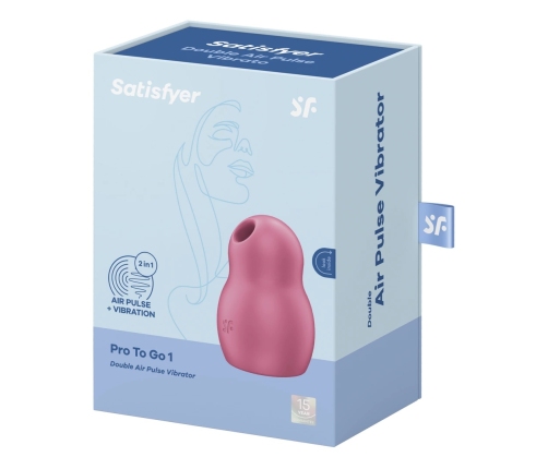 Pro to Go 1 - Double Air Pulse Vibrator