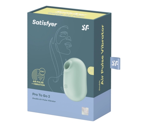 Pro to Go 2 - Double Air Pulse Vibrator