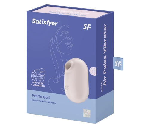 Pro to Go 2 - Double Air Pulse Vibrator