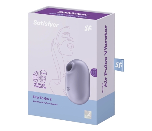Pro to Go 2 - Double Air Pulse Vibrator