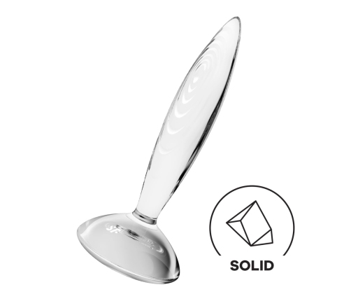Sparkling Crystal - Glass Dildo - Transparent