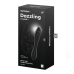 Dazzling Crystal 1 - Glass Dildo - Black