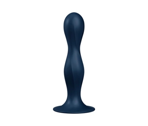 Double Ball-R - Weighted Dildo - Dark Blue