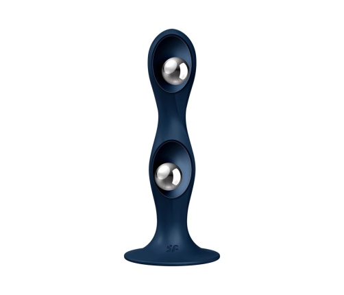 Double Ball-R - Weighted Dildo - Dark Blue
