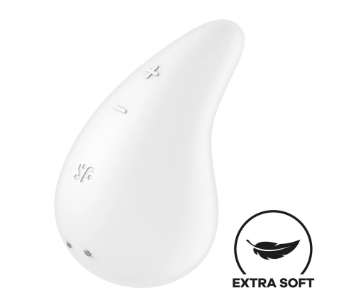 Dew Drop - Lay-on Vibrator - White