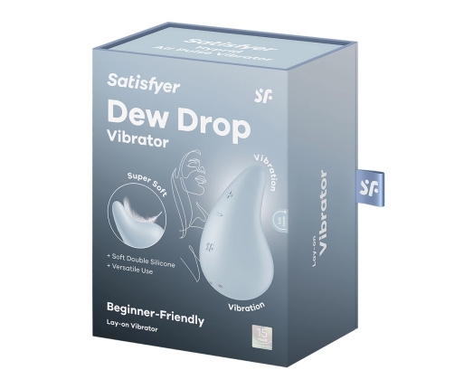 Dew Drop - Lay-on Vibrator - Blue