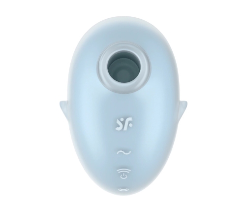 Cutie Ghost - Air Pulse Vibrator - Blue