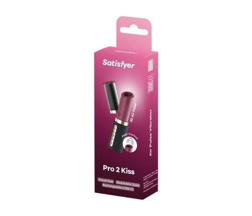 Satisfyer Pro 2 Kiss Air Pulse System Travel Size Pink