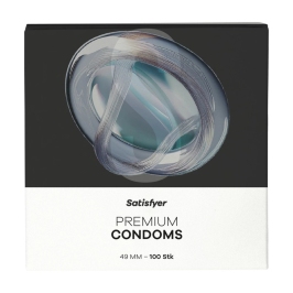 Satisfyer S 49mm 100pcs - Precision Fit Premium Protection Condoms
