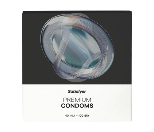 Satisfyer S 49mm 100pcs - Precision Fit Premium Protection Condoms