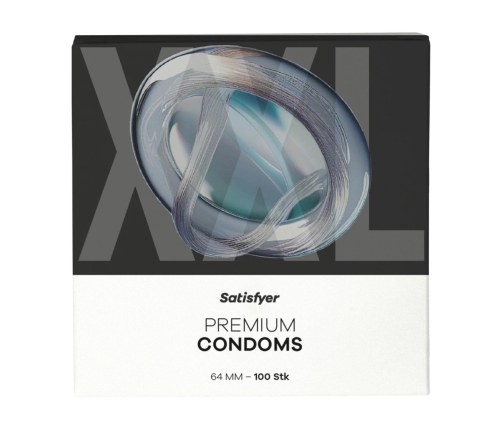 Satisfyer XXL 64mm 100pcs Comfort Fit Premium Protection Condoms