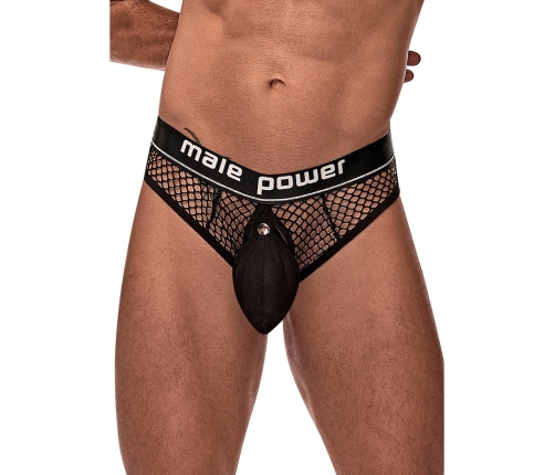 Cock Ring Thong - L/XL - Black