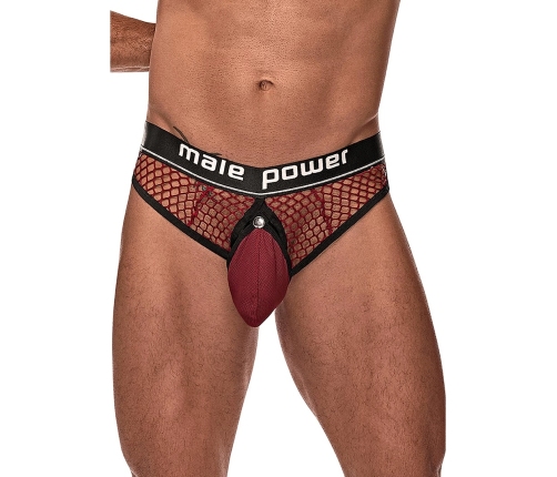 Cock Ring Thong - S/M - Burgundy