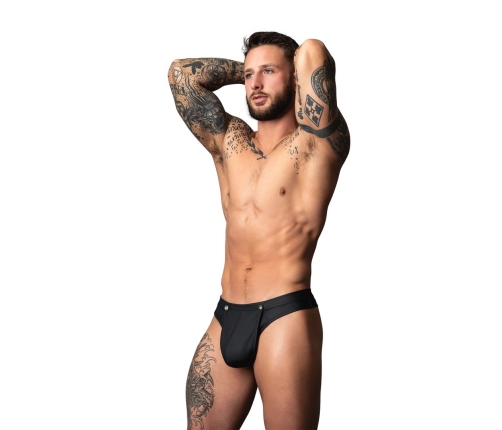 Male Power Oh Snap! Snap Off Jock S/M Black - Tearaway System, Spandex