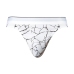 Male Power Soo Cumfy Marble White Men's Modal Thong L/XL