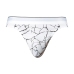 Male Power Soo Cumfy Thong S/M White Marble Modal Underwear