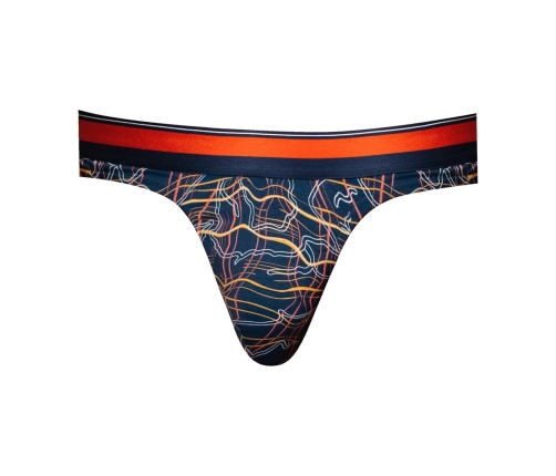 Male Power Soo Cumfy Thong S/M Marble Print Modal Comfort