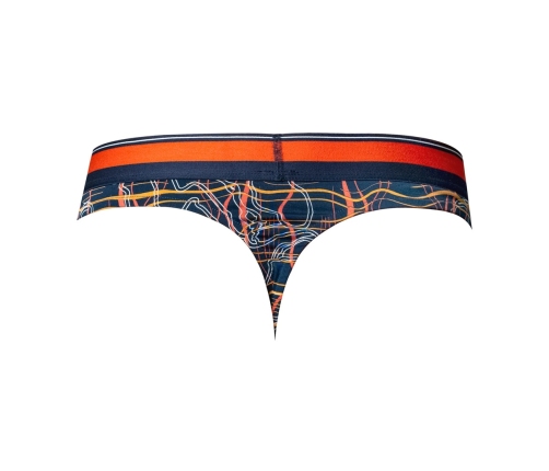 Male Power Soo Cumfy Thong S/M Marble Print Modal Comfort