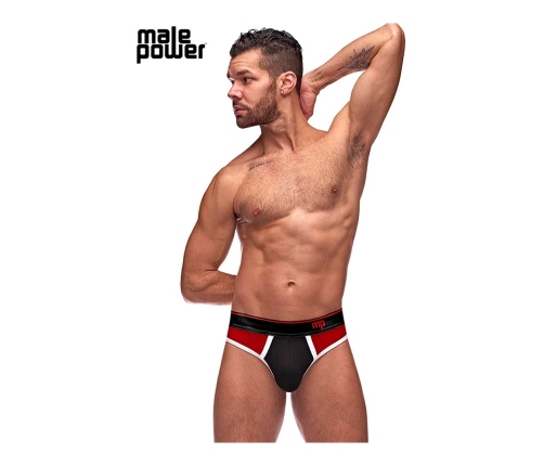 Panel Thong - S/M - Black/Red
