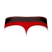 Panel Thong - S/M - Black/Red