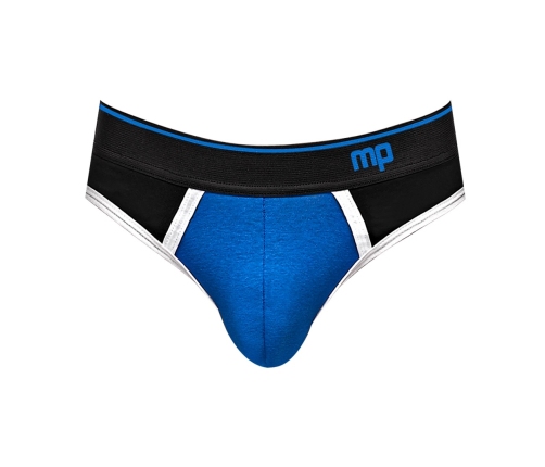 Panel Thong - S/M - Black/Blue