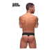 Panel Thong - S/M - Black/Blue