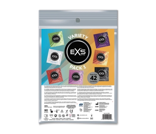 EXS Variety Pack 1 - Condoms - 42 Pieces