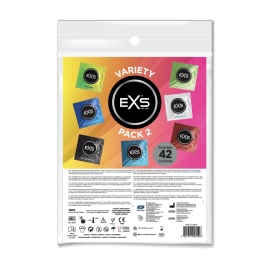 EXS Variety Pack 2 - Condoms - 42 Pieces