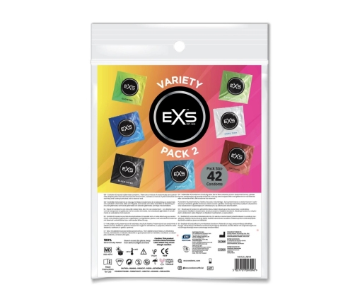 EXS Variety Pack 2 - Condoms - 42 Pieces