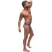 Enhancer Thong - S/M - Antique Blue