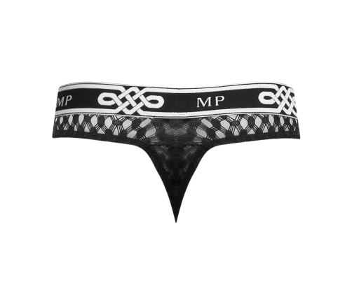 Male Power Lo Rise Thong S/M Black - Low-Cut Waistband Comfort Fit