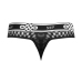 Male Power Lo Rise Thong S/M Black - Low-Cut Waistband Comfort Fit