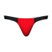 Male Power Hot Mesh Thong S/M Red-Black Lightweight Micro Mesh