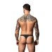 Male Power Hot Mesh Thong S/M Red-Black Lightweight Micro Mesh