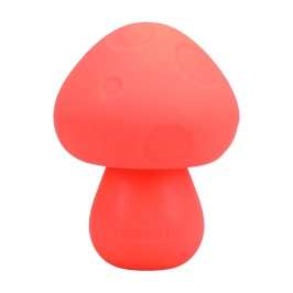 Blush Novelties Mushroom Vibe Silicone Rechargeable Peach, Compact Model Blush Novelties Mushroom Vibe Silicone Rechargeable Peach, Compact Model
